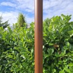 Donker houtstructuur cameramast met kantelanker 4 meter - Afbeelding 2