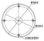 Dahua PFA102 plafondbeugel - Afbeelding 4