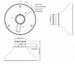 Dahua PFA107 montage adapter van aluminium - Afbeelding 4