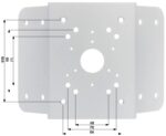 Dahua PFA151-B zwart hoekbeugel - Afbeelding 2