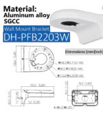 Dahua PFB2203W Muursteun - Afbeelding 3