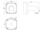 Dahua PFB302S Water-proof muursteun - Afbeelding 4