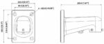 Dahua PFB305W aluminium muursteun tbv mini dome - Afbeelding 6