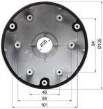 Hikvision DS-1271ZJ-135 plafondmontagebeugel - Afbeelding 2
