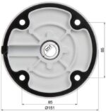 Hikvision DS-1271ZJ-135 plafondmontagebeugel - Afbeelding 3