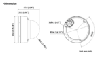 Hikvision DS-2CD2186G2H-ISU 2.8mm 8 MP DarkFighter AcuSense Dome Camera Zwart, PoE, Microfoon - Afbeelding 4